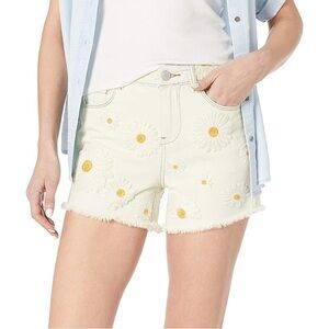 [BLANKNYC] Perry Mom Short with Daisies